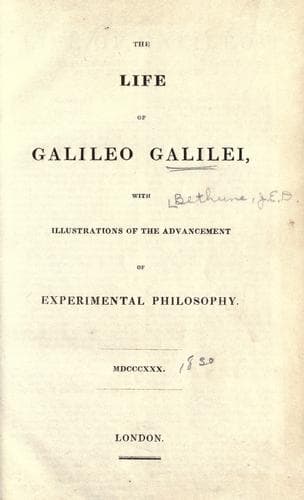 The Life of Galileo Galilei, with Illustrations of the Advancement of Experimental Philosophy: Life of Kepler