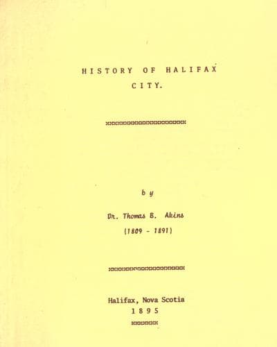 History of Halifax City