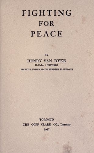 Fighting for peace