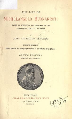 The Life of Michelangelo Buonarroti