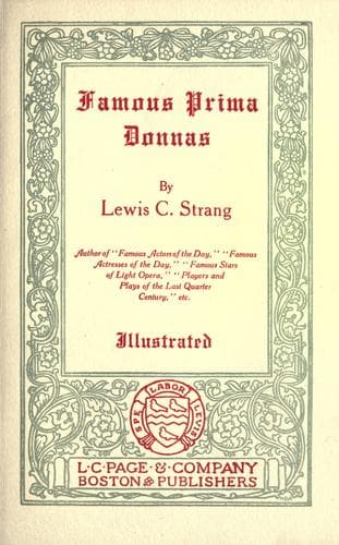 Famous Prima Donnas
