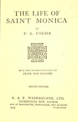 The Life of Saint Monica
