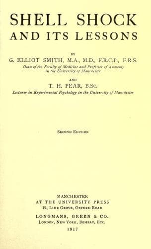 Shell shock and its lessons
