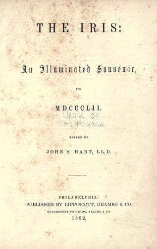 The Iris: An Illuminated Souvenir for MDCCCLII