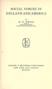Social Forces in England and America