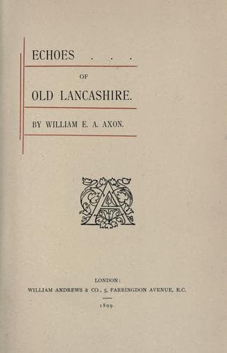 Echoes of Old Lancashire