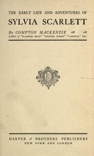 The Early Life and Adventures of Sylvia Scarlett