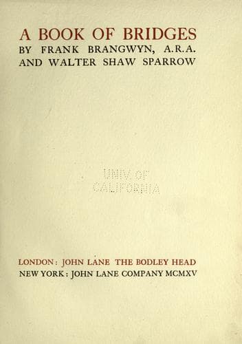 A book of bridges