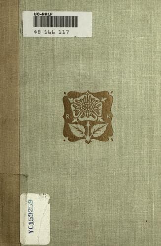 A chant of love for England, and other poems