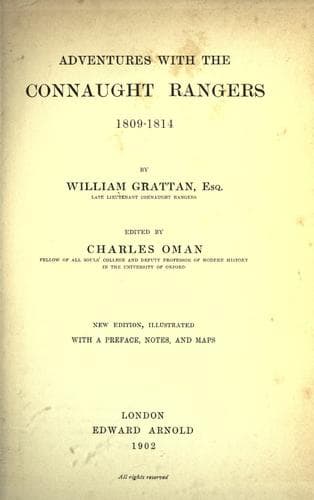 Adventures with the Connaught Rangers, 1809-1814