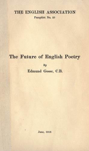 The Future of English Poetry