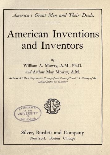 American Inventions and Inventors