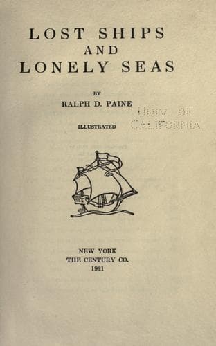Lost ships and lonely seas