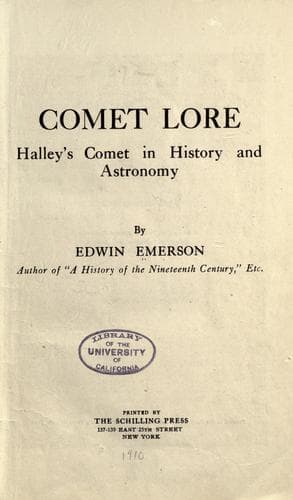 Comet Lore: Halley's Comet in History and Astronomy