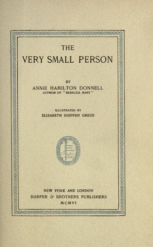 The Very Small Person
