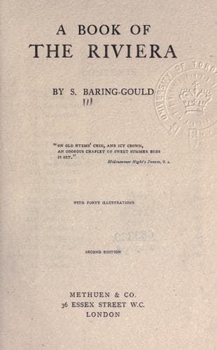 A Book of the Riviera