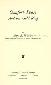 Comfort Pease and her Gold Ring