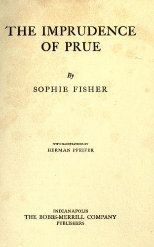 The Imprudence of Prue