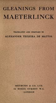 Gleanings from Maeterlinck