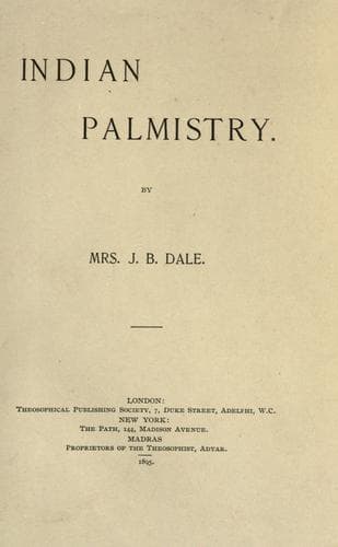 Indian Palmistry