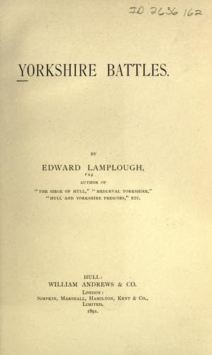 Yorkshire Battles