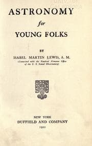 Astronomy for Young Folks