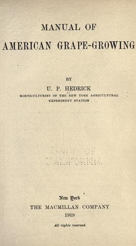 Manual of American grape-growing