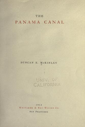 The Panama Canal