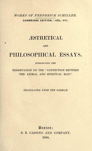 The Works of Frederick Schiller