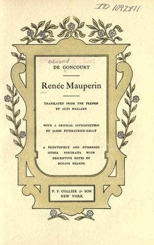 Renée Mauperin
