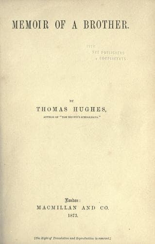 Memoir of a Brother