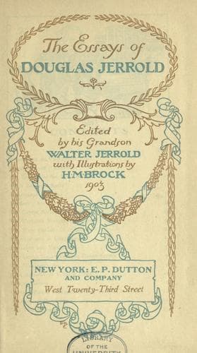 The Essays of Douglas Jerrold
