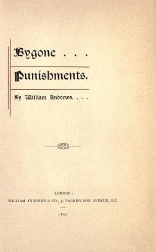 Bygone Punishments