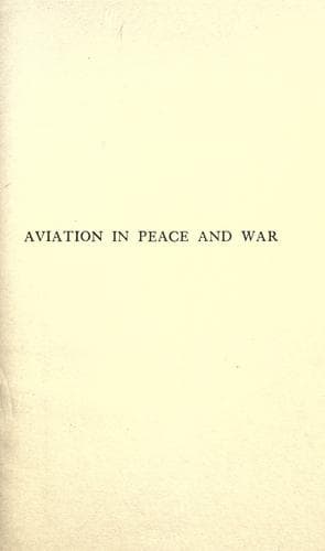 Aviation in Peace and War