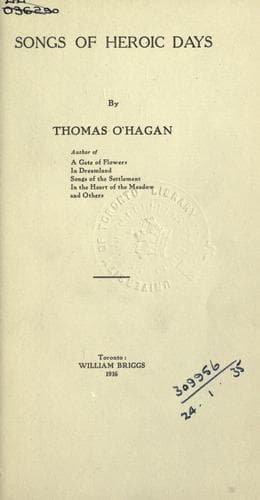 Songs of Heroic Days