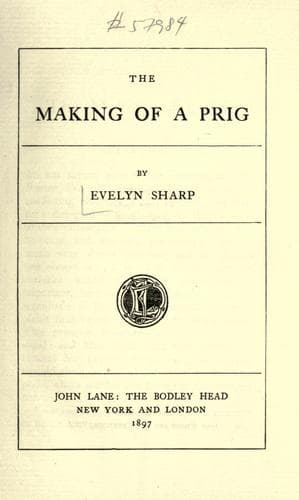 The Making of a Prig