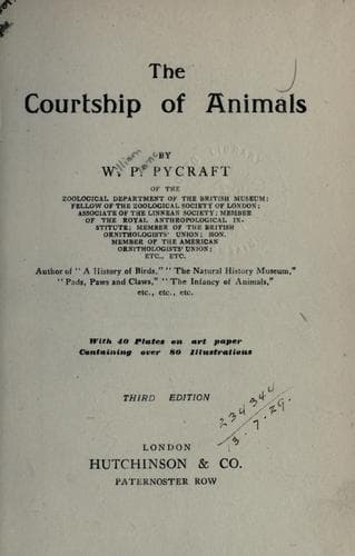 The Courtship of Animals