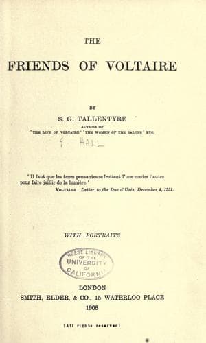 The Friends of Voltaire