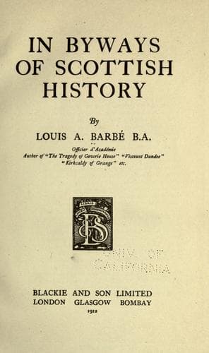 In Byways of Scottish History