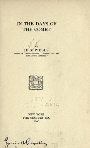In the Days of the Comet