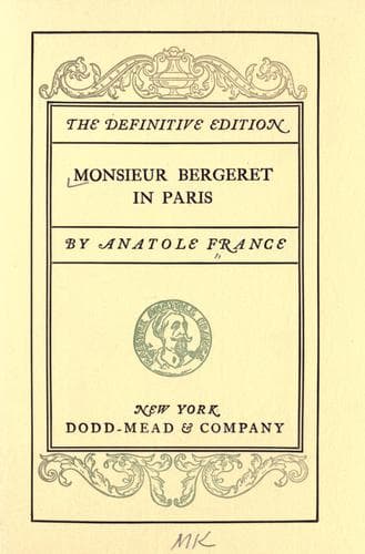 Monsieur Bergeret in Paris