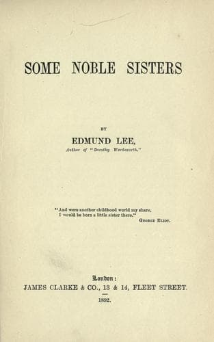 Some Noble Sisters