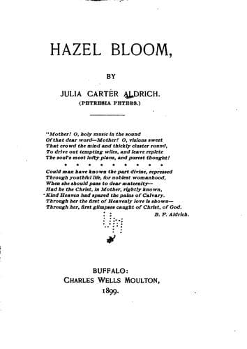 Hazel bloom
