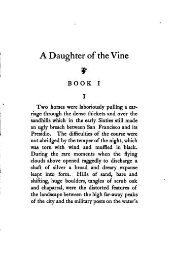 A Daughter of the Vine