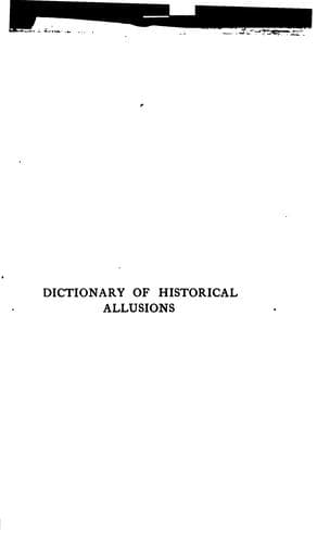 Dictionary of Historical Allusions