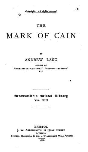 The Mark of Cain