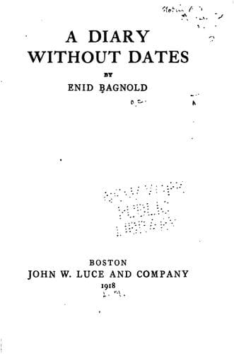 A Diary Without Dates
