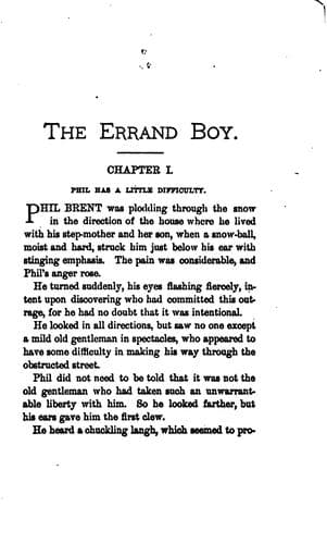 The Errand Boy; Or, How Phil Brent Won Success