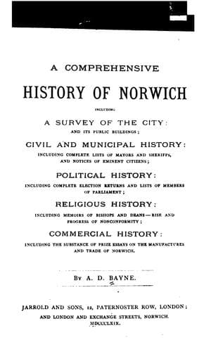 A Comprehensive History of Norwich