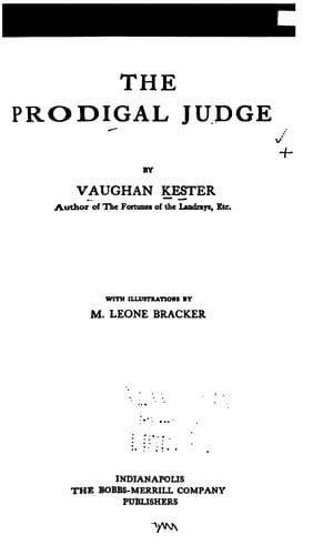 The Prodigal Judge